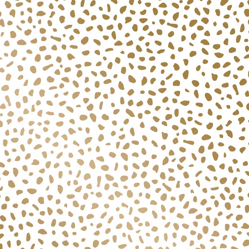 Metallic Gold Speckled Dot Wallpaper (removable)